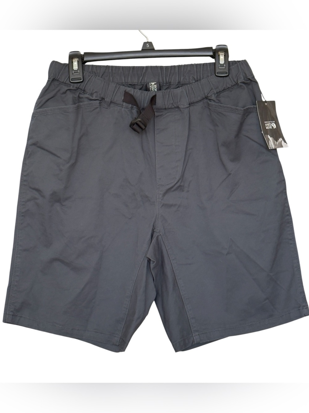 Mountain Hardwear Men's Grey Basin Pull-On Shorts Size Medium